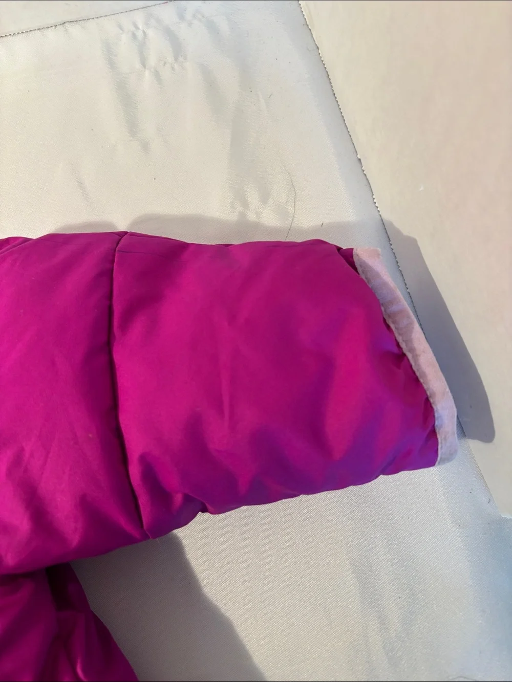 Columbia Infant Magenta Hooded One-Piece Snowsuit